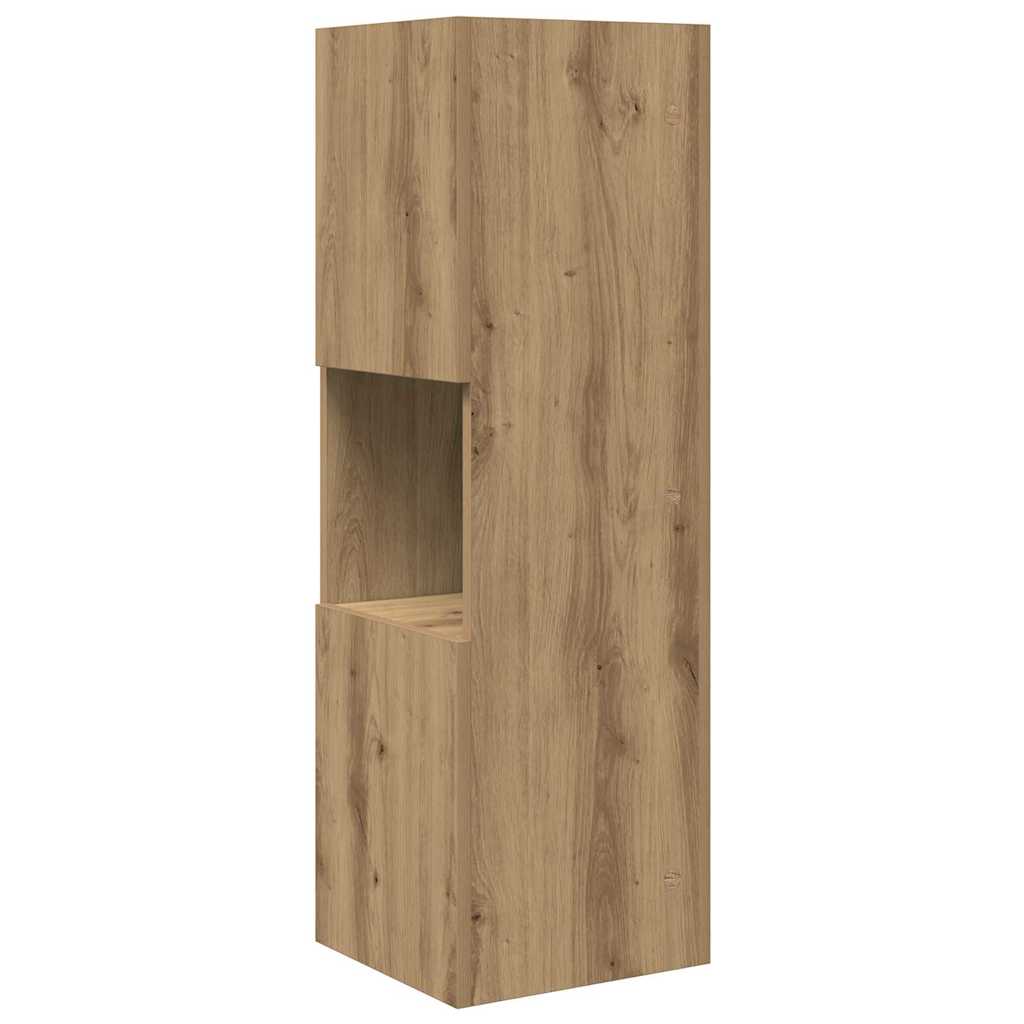 Kutni ormarić Umjetnički hrast 30,5x30x95cm Konstruirano drvo