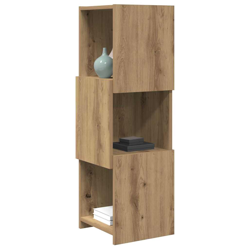 Kutni ormarić Umjetnički hrast 30,5x30x95cm Konstruirano drvo