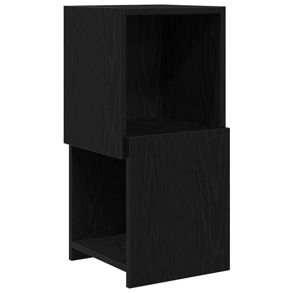 Kutni ormarić Crni hrast 30,5x30x65cm Konstruirano drvo