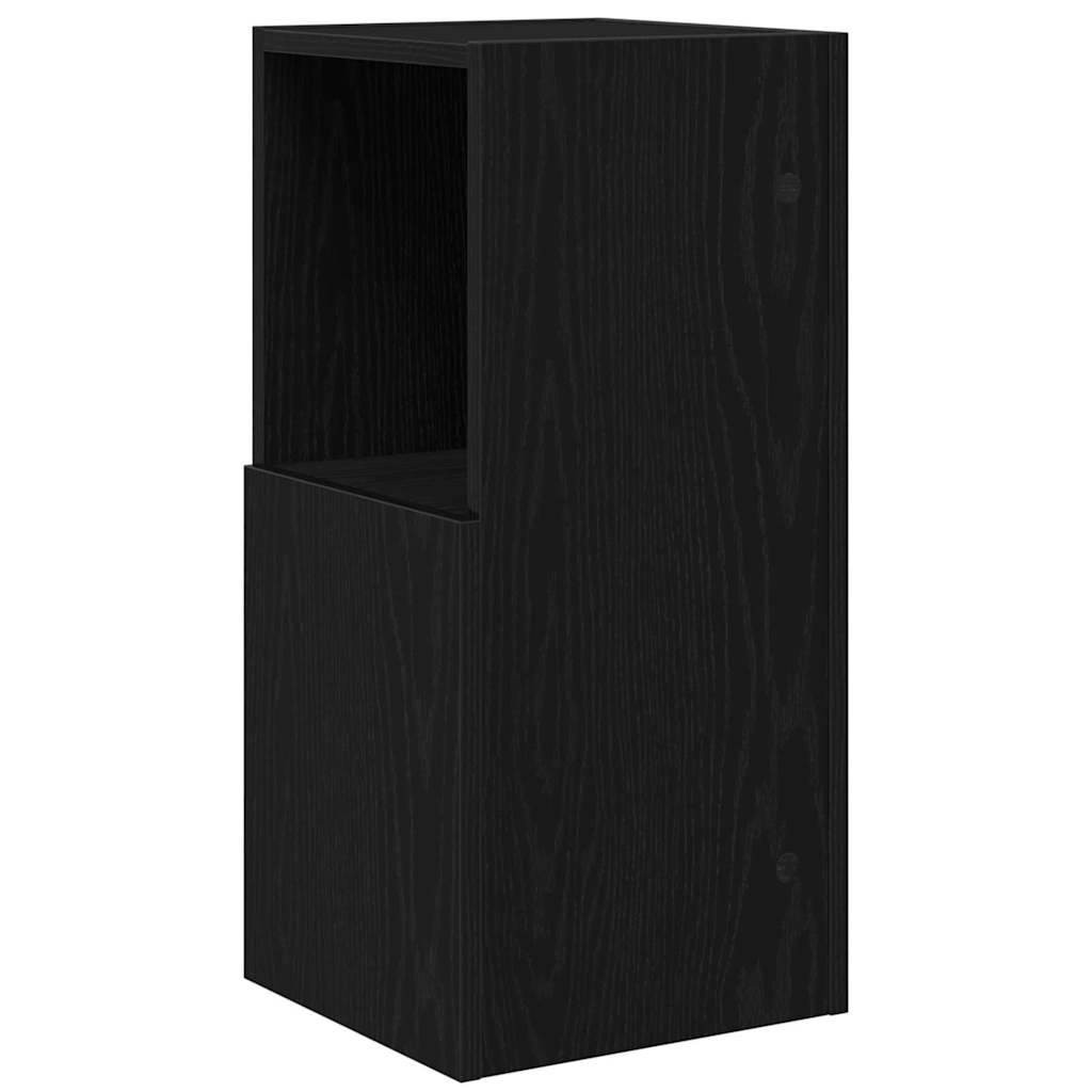 Kutni ormarić Crni hrast 30,5x30x65cm Konstruirano drvo