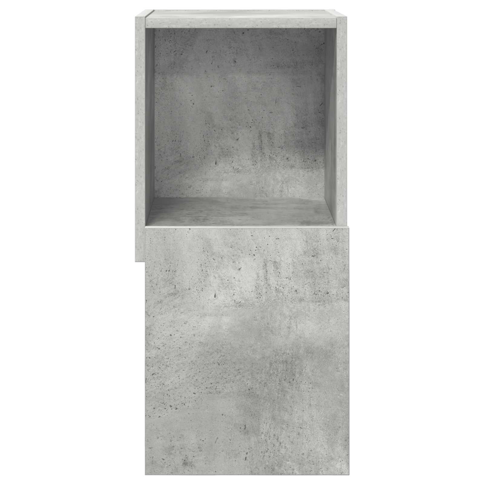 Kutni ormarić Betonski sivi 30,5x30x65cm Konstruirano drvo