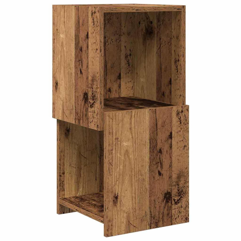 Kutni ormarić Staro drvo 30,5x30x65cm Konstruirano drvo