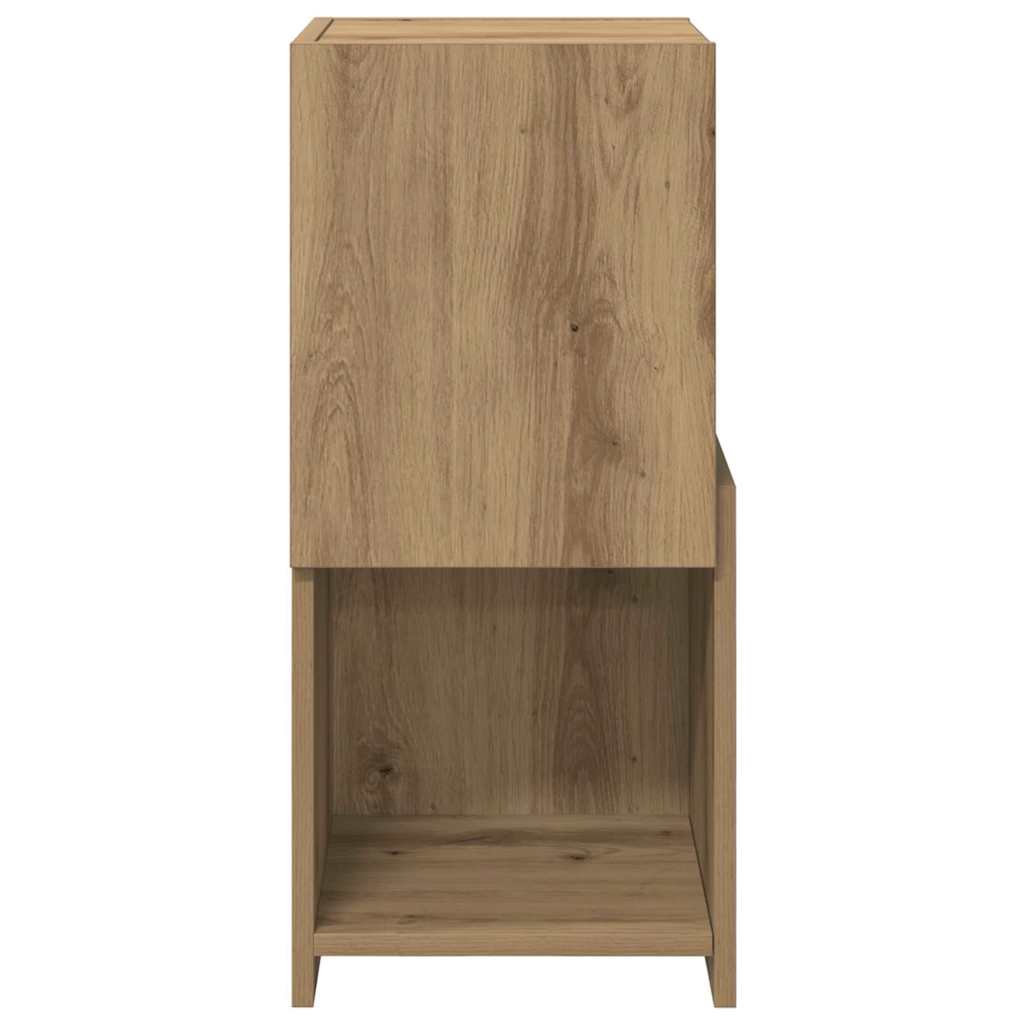 Kutni ormarić Umjetnički hrast 30,5x30x65cm Konstruirano drvo