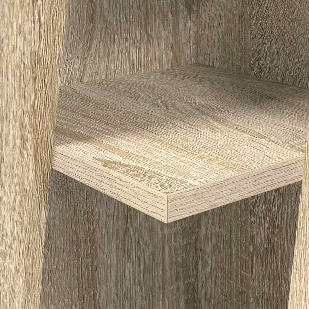 Kutni ormarić Sonoma hrast 27,5x27x102cm Konstruirano drvo