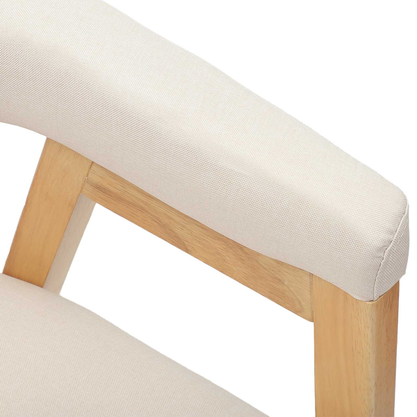 Trpezarijske stolice 2 pcs Prirodna 54 x 57 x 73 cm