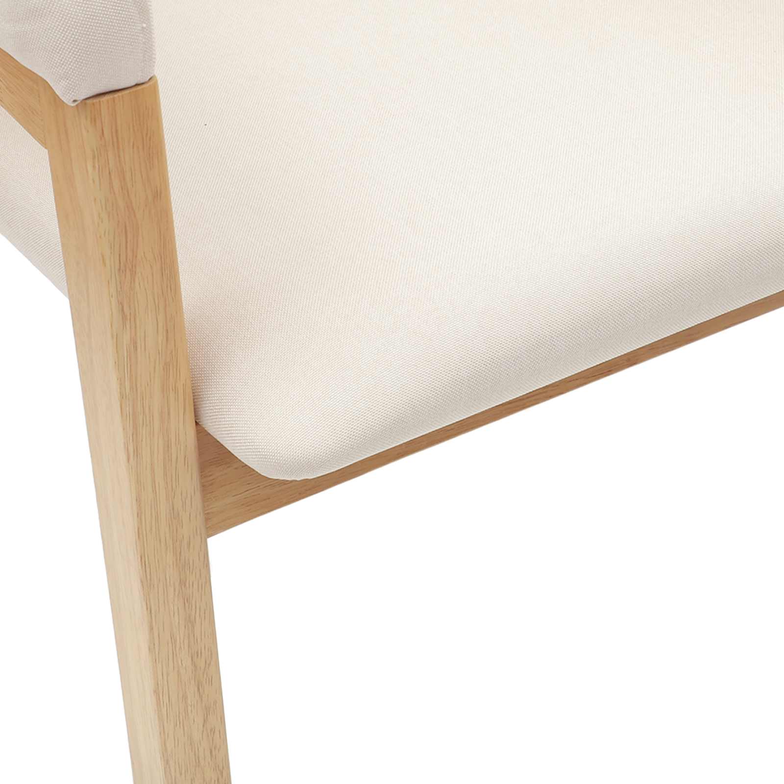 Trpezarijske stolice 2 pcs Prirodna 54 x 57 x 73 cm