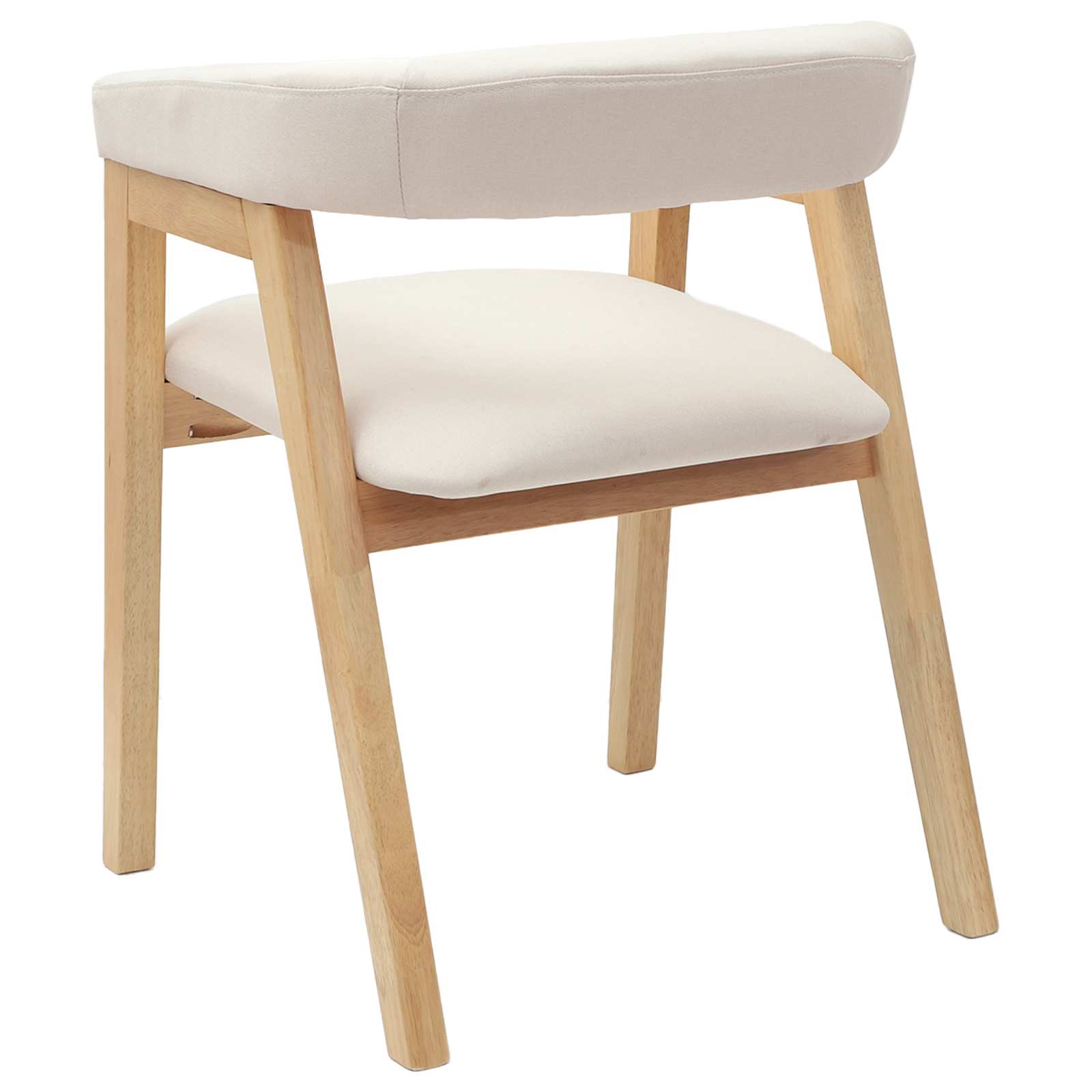 Trpezarijske stolice 2 pcs Prirodna 54 x 57 x 73 cm