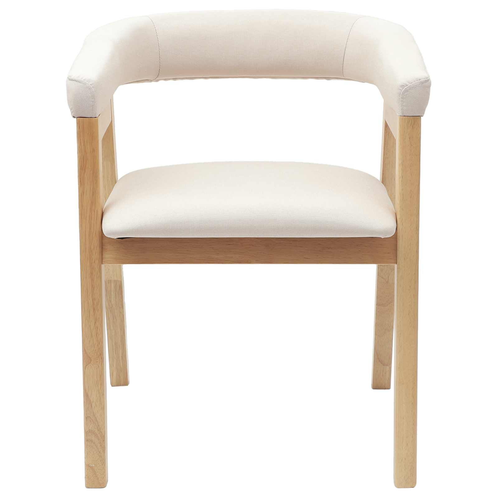 Trpezarijske stolice 2 pcs Prirodna 54 x 57 x 73 cm