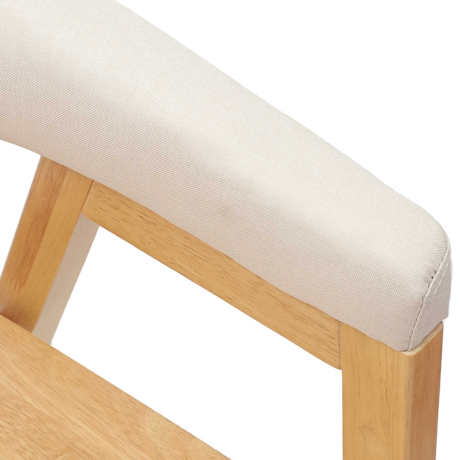 Trpezarijske stolice 2 pcs Prirodna 54 x 57 x 73 cm