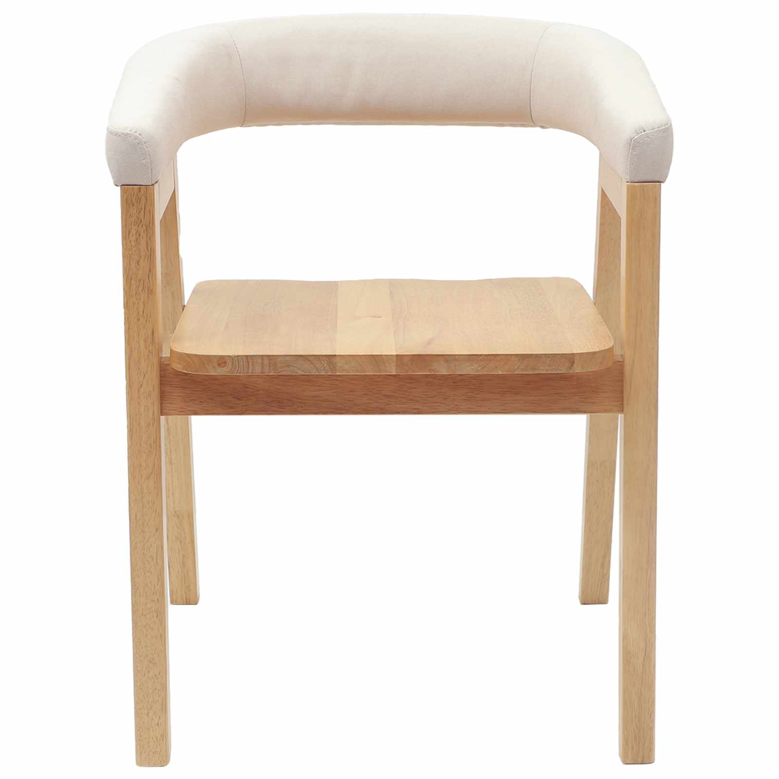 Trpezarijske stolice 2 pcs Prirodna 54 x 57 x 73 cm