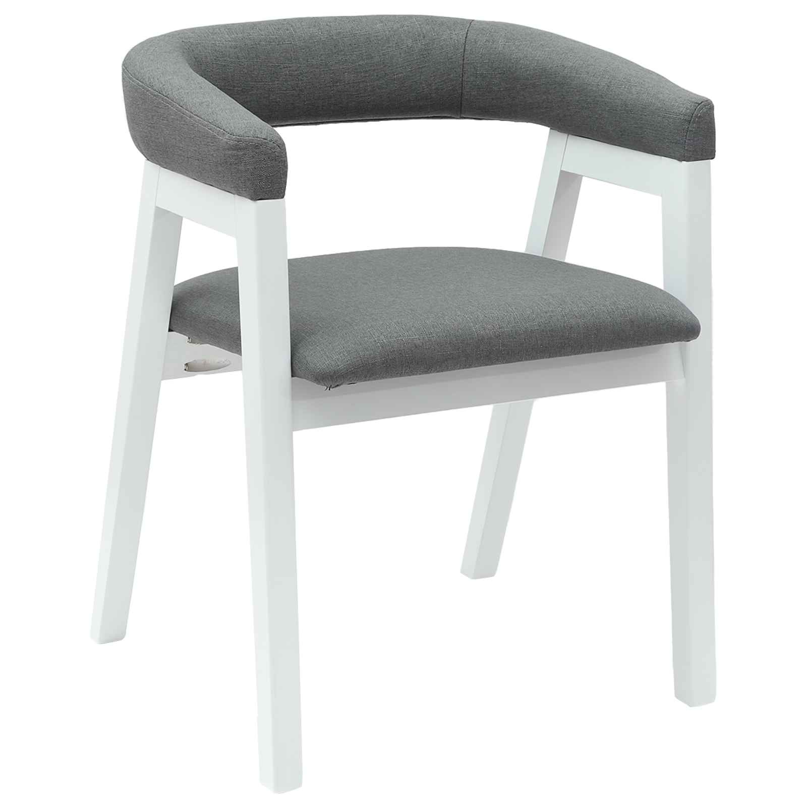 Trpezarijske stolice 2 pcs Bijelo 54 x 57 x 73 cm