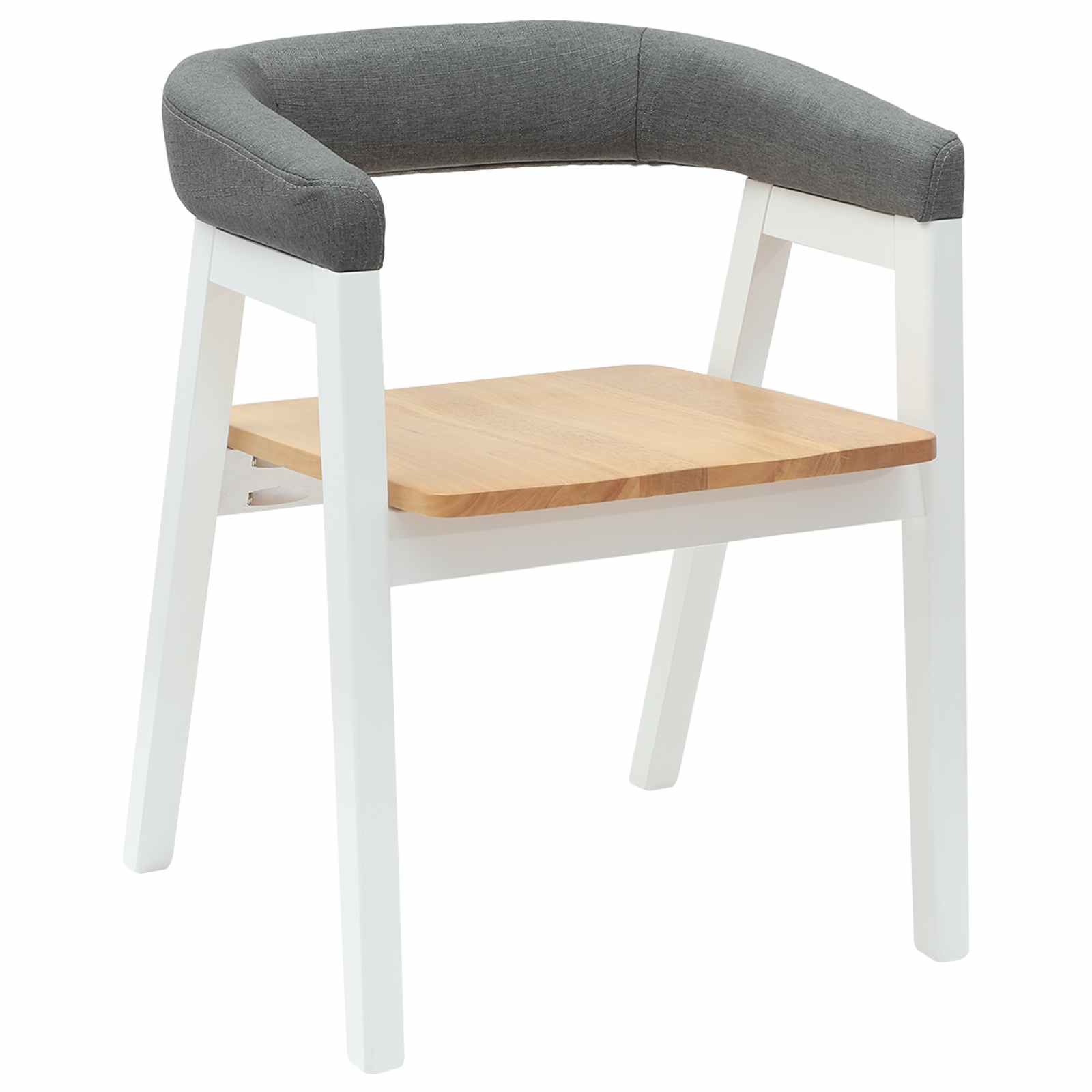 Trpezarijske stolice 2 pcs Bijelo 54 x 57 x 73 cm