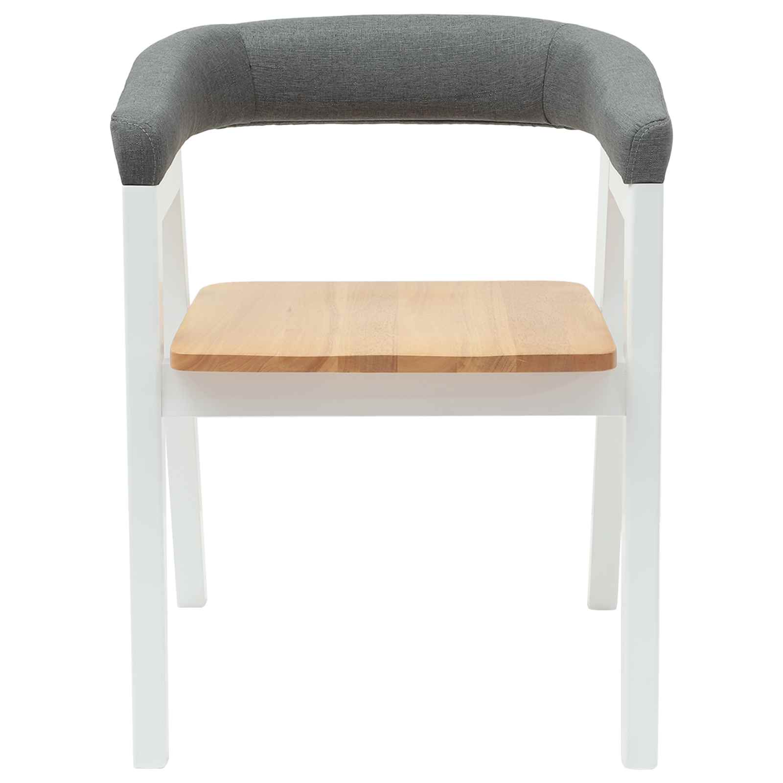 Trpezarijske stolice 2 pcs Bijelo 54 x 57 x 73 cm