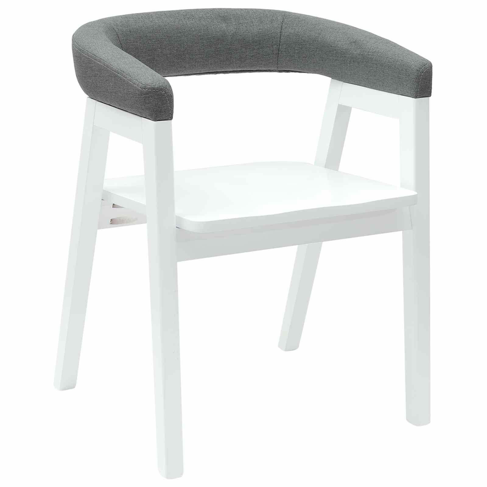Trpezarijske stolice 2 pcs Bijelo 54 x 57 x 73 cm