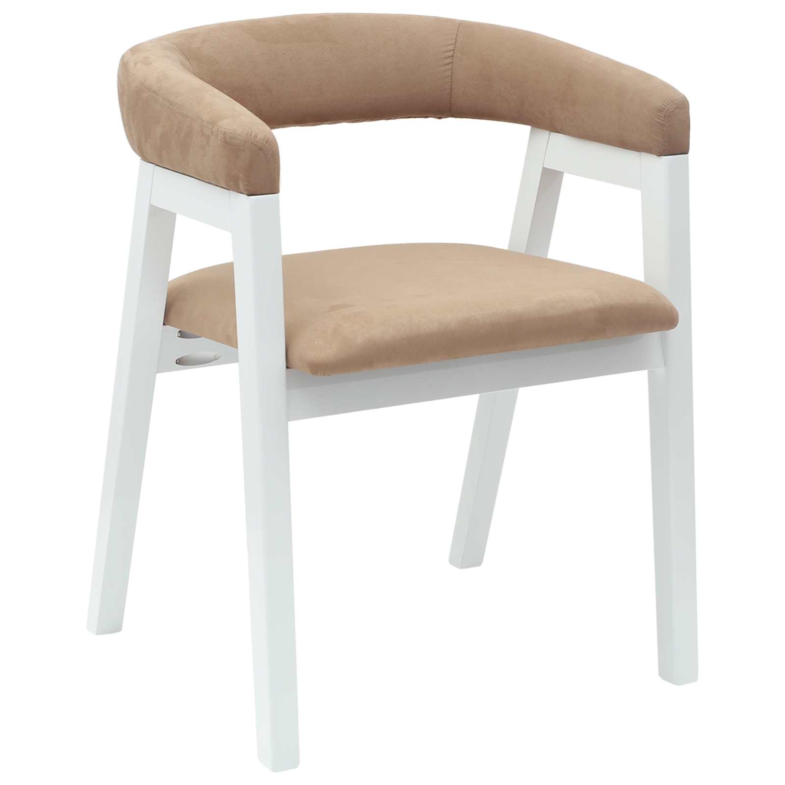 Trpezarijske stolice 2 pcs Bijelo 54 x 57 x 73 cm