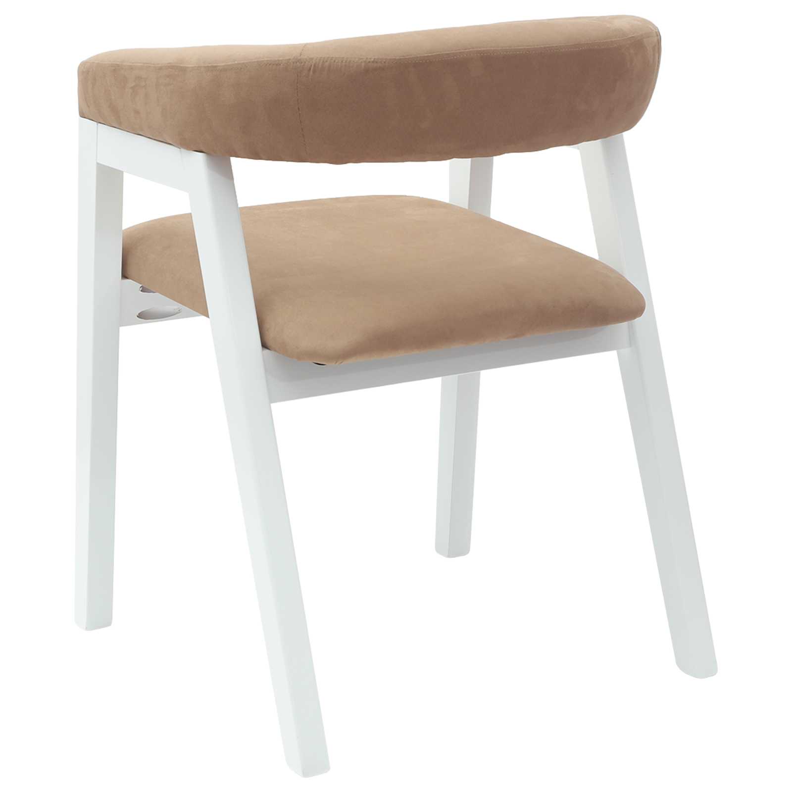 Trpezarijske stolice 2 pcs Bijelo 54 x 57 x 73 cm