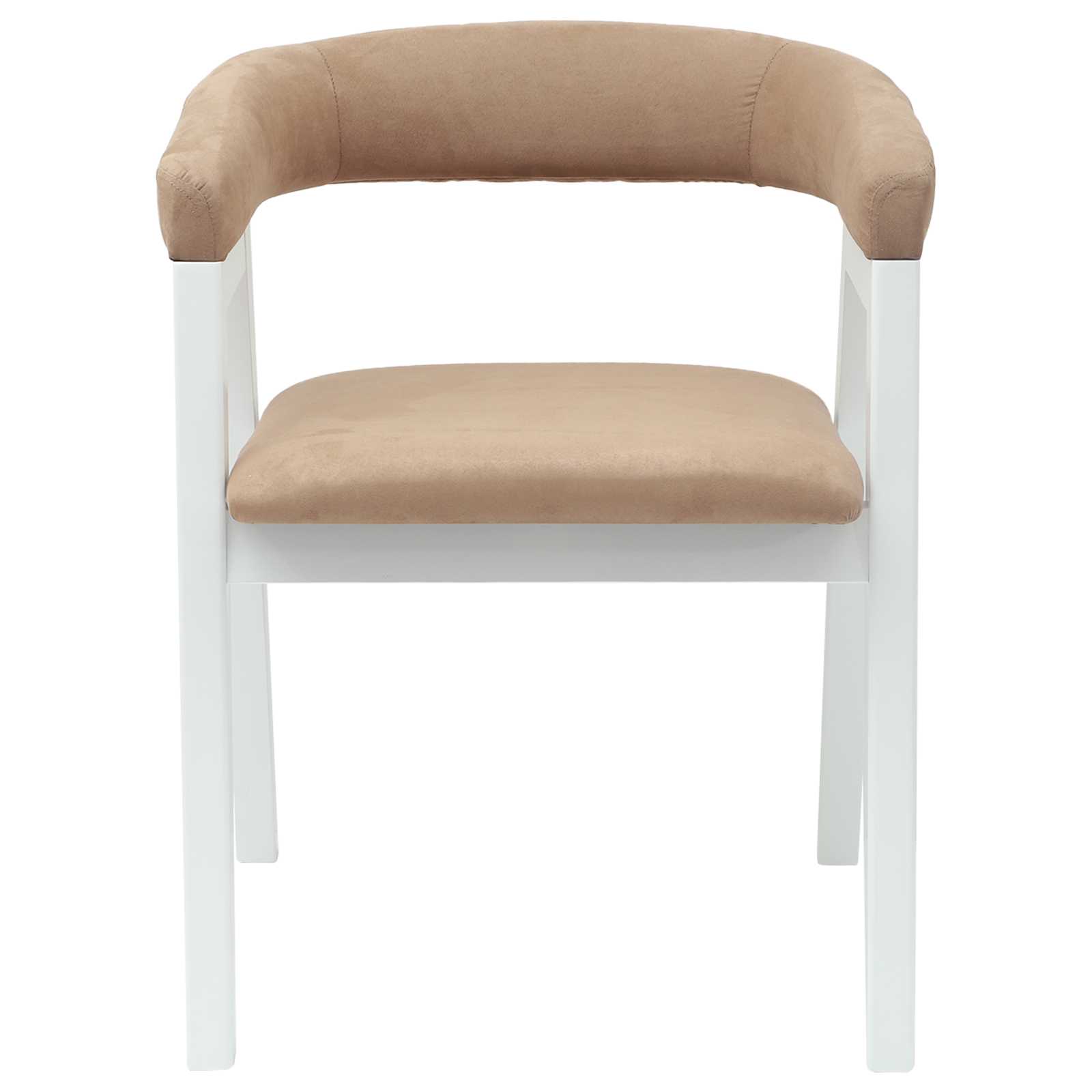 Trpezarijske stolice 2 pcs Bijelo 54 x 57 x 73 cm