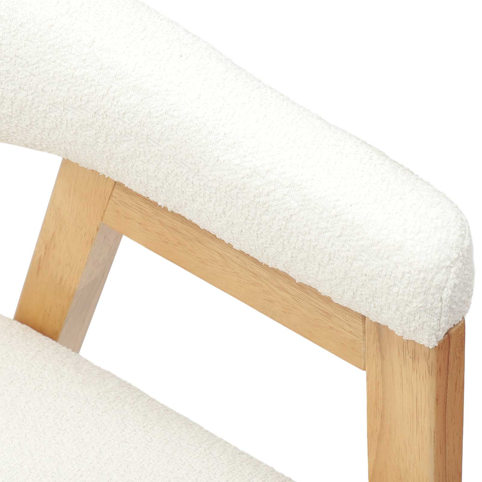 Trpezarijske stolice 2 pcs Prirodna 54 x 57 x 73 cm