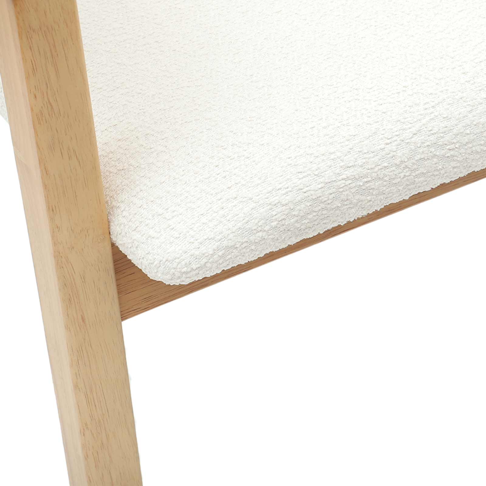 Trpezarijske stolice 2 pcs Prirodna 54 x 57 x 73 cm