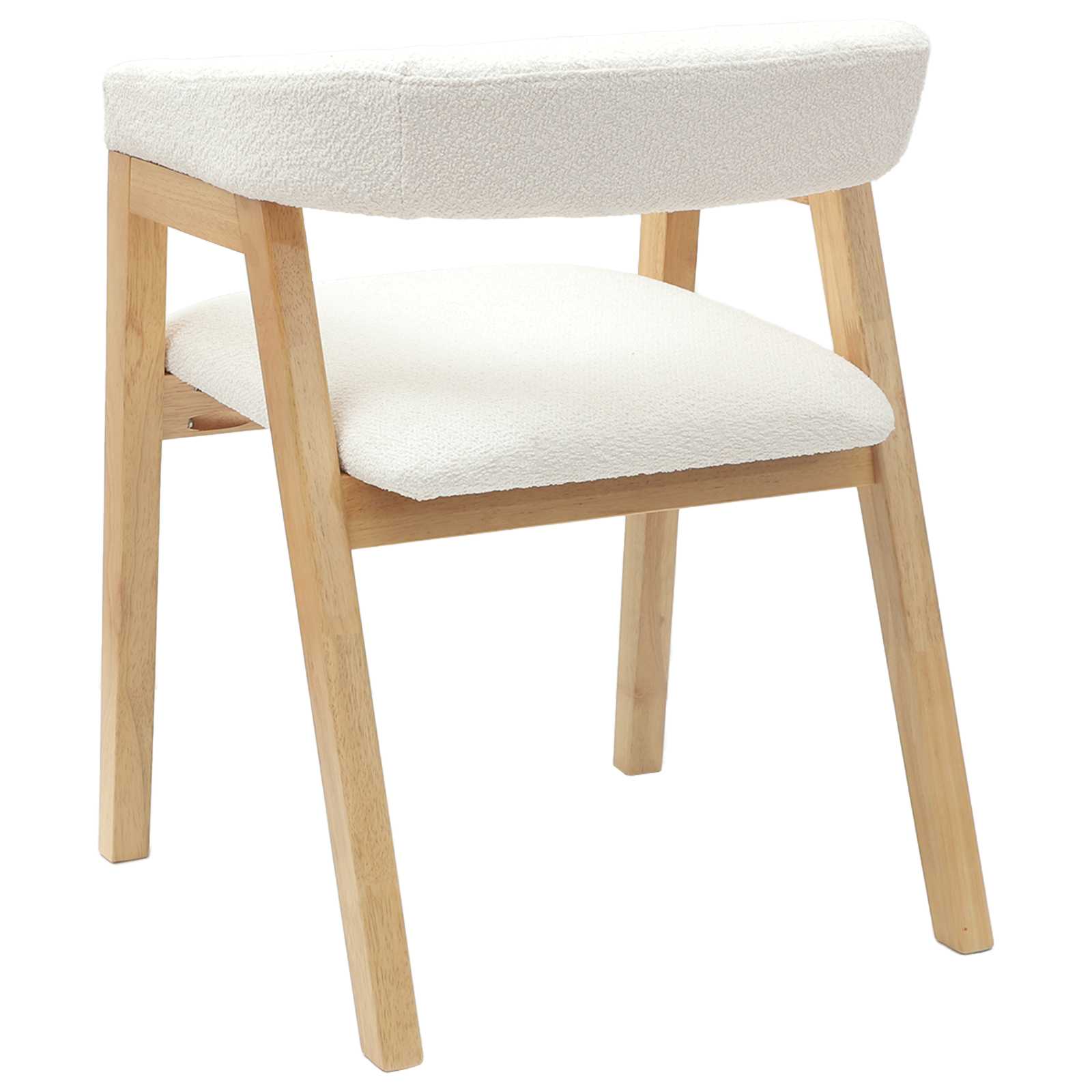 Trpezarijske stolice 2 pcs Prirodna 54 x 57 x 73 cm
