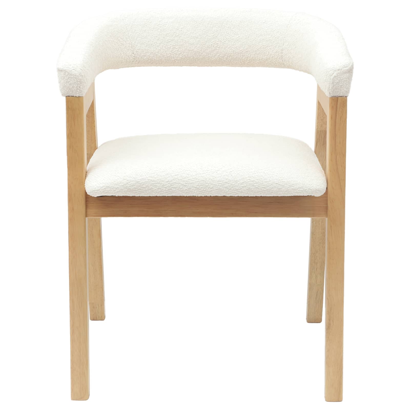 Trpezarijske stolice 2 pcs Prirodna 54 x 57 x 73 cm