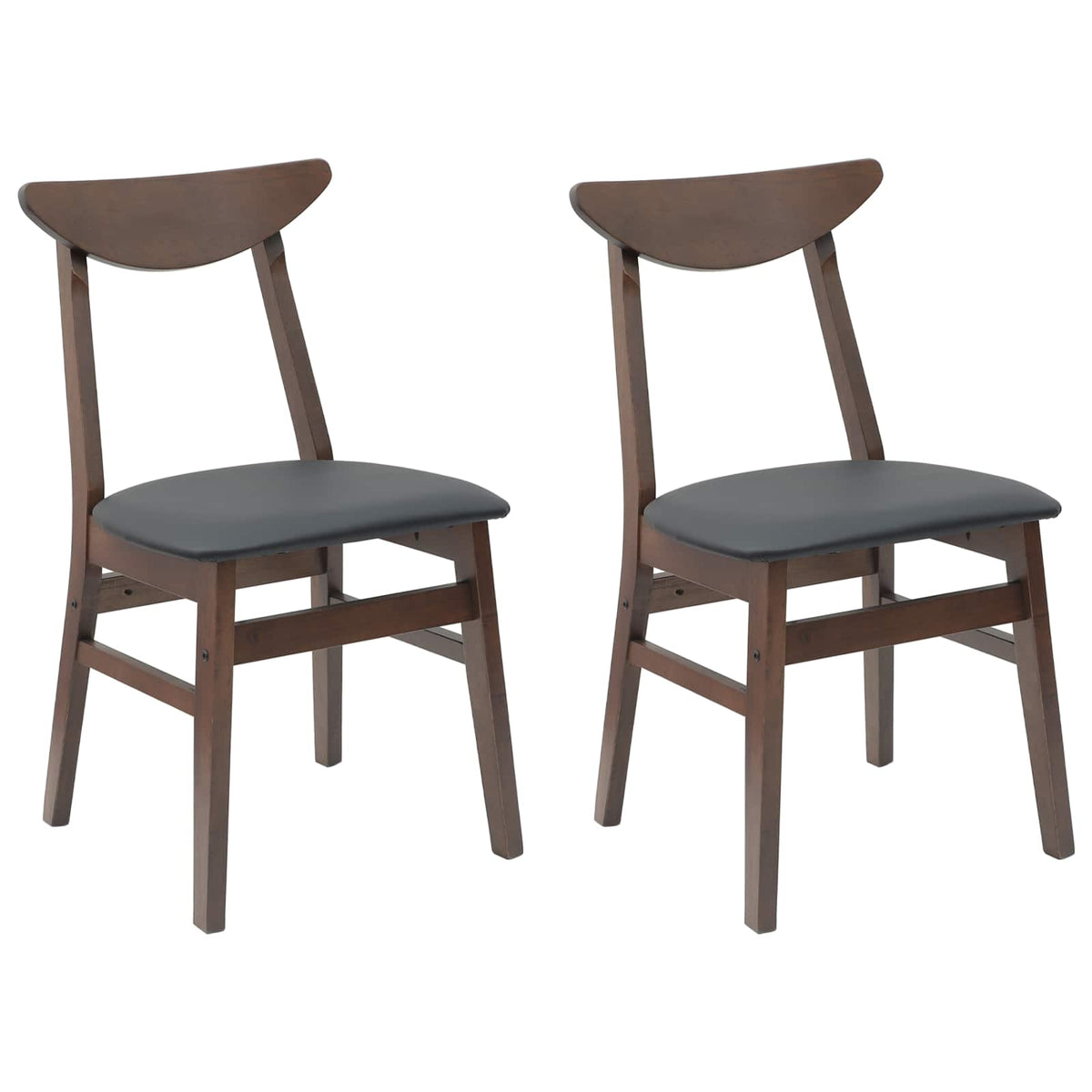 Trpezarijske stolice 2 pcs Svijetlosmeđa 42 x 47.5 x 81 cm