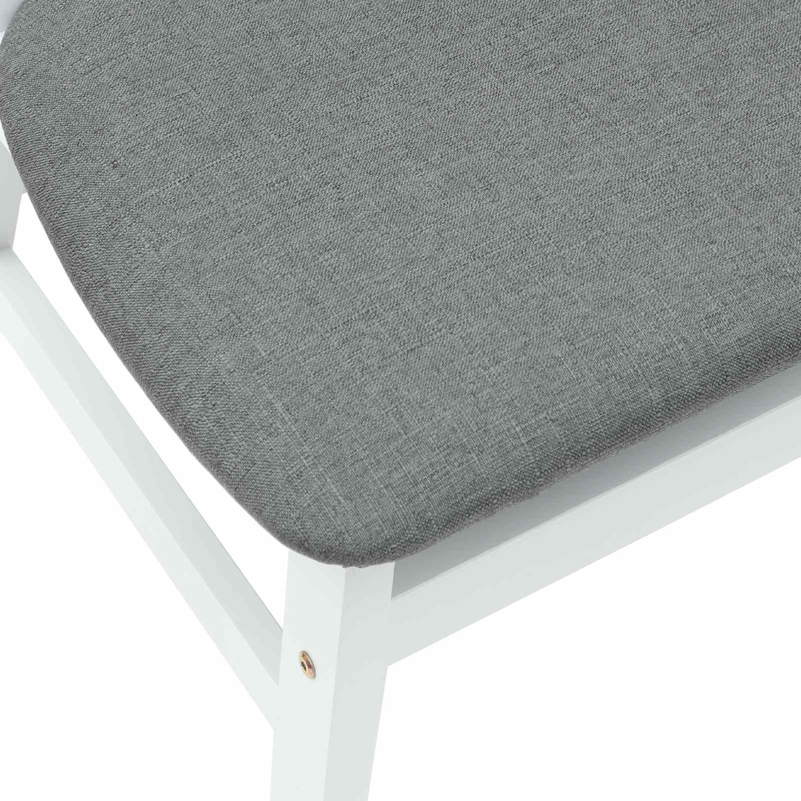 Trpezarijske stolice 2 pcs Bijelo 42 x 47.5 x 81 cm