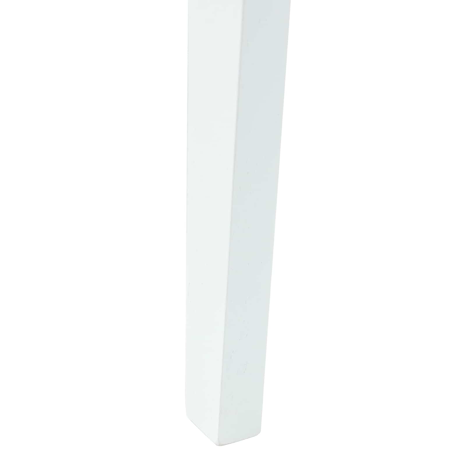 Trpezarijske stolice 2 pcs Bijelo 42 x 47.5 x 81 cm