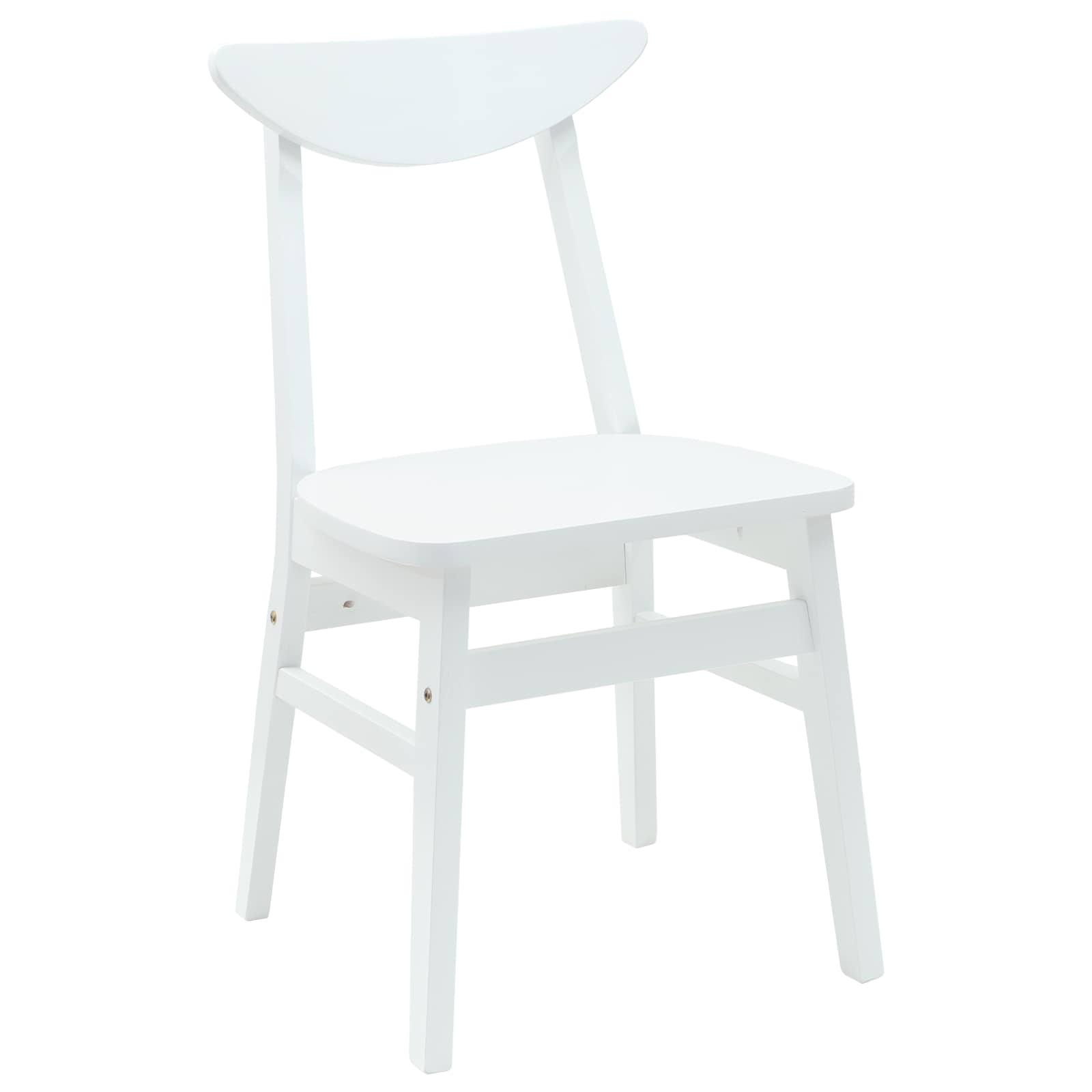 Trpezarijske stolice 2 pcs Bijelo 42 x 47.5 x 81 cm
