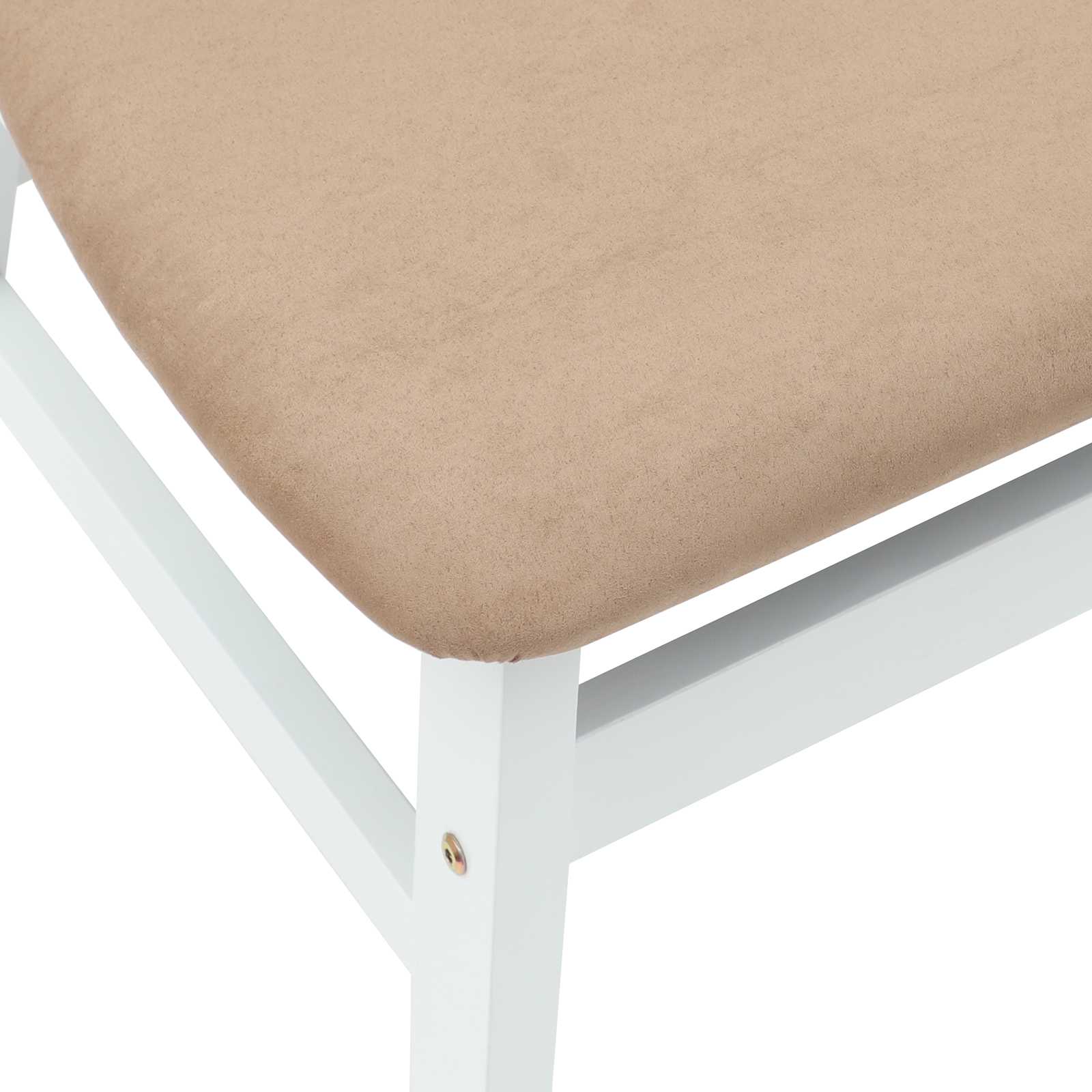 Trpezarijske stolice 2 pcs Bijelo 42 x 47.5 x 81 cm