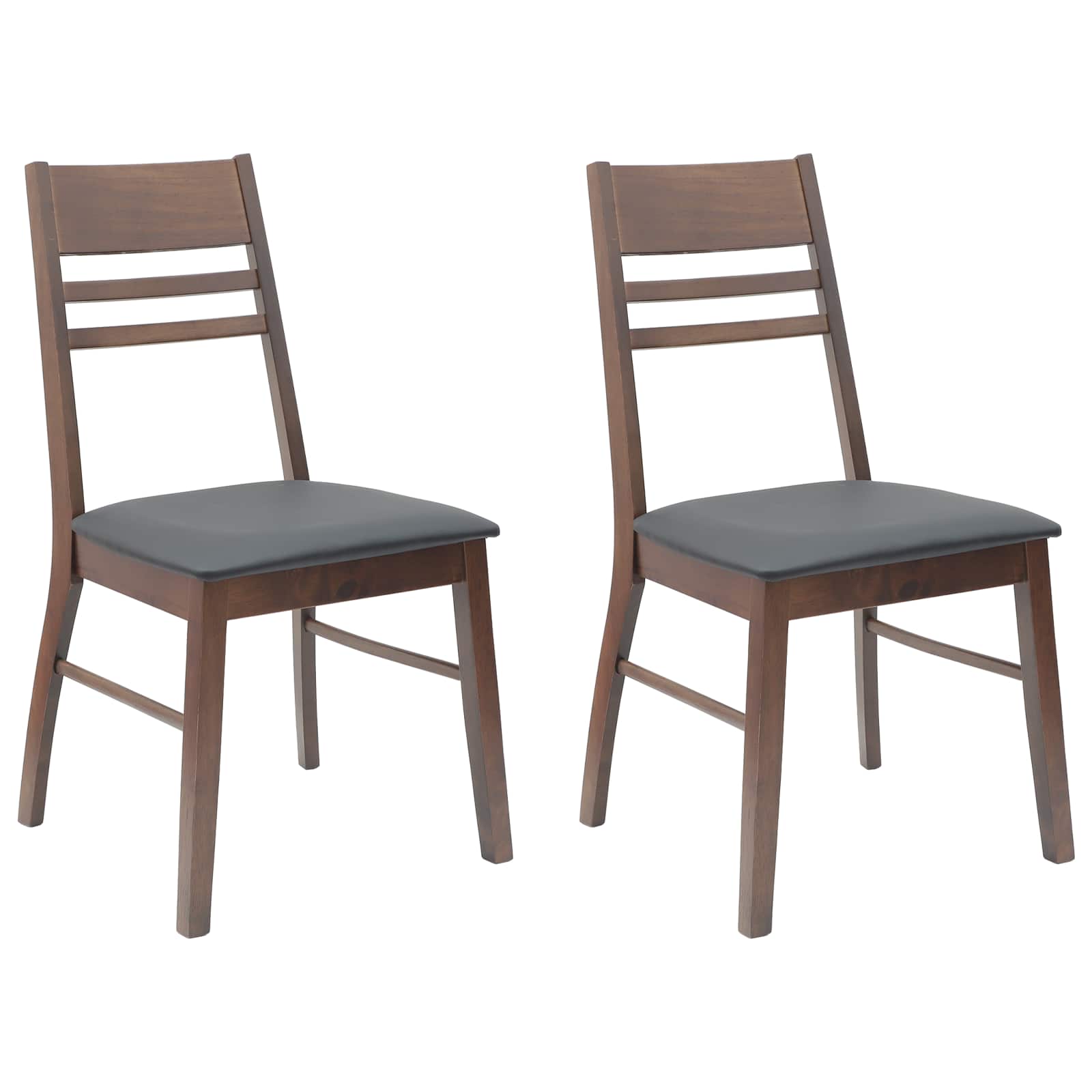 Trpezarijske stolice 2 pcs Svijetlosmeđa 43 x 54 x 89 cm