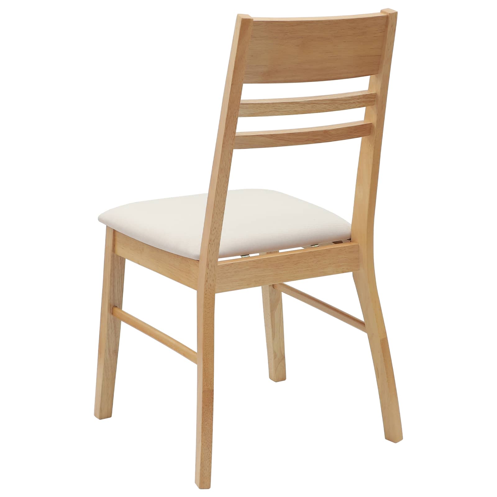Trpezarijske stolice 2 pcs Prirodna 43 x 54 x 89 cm