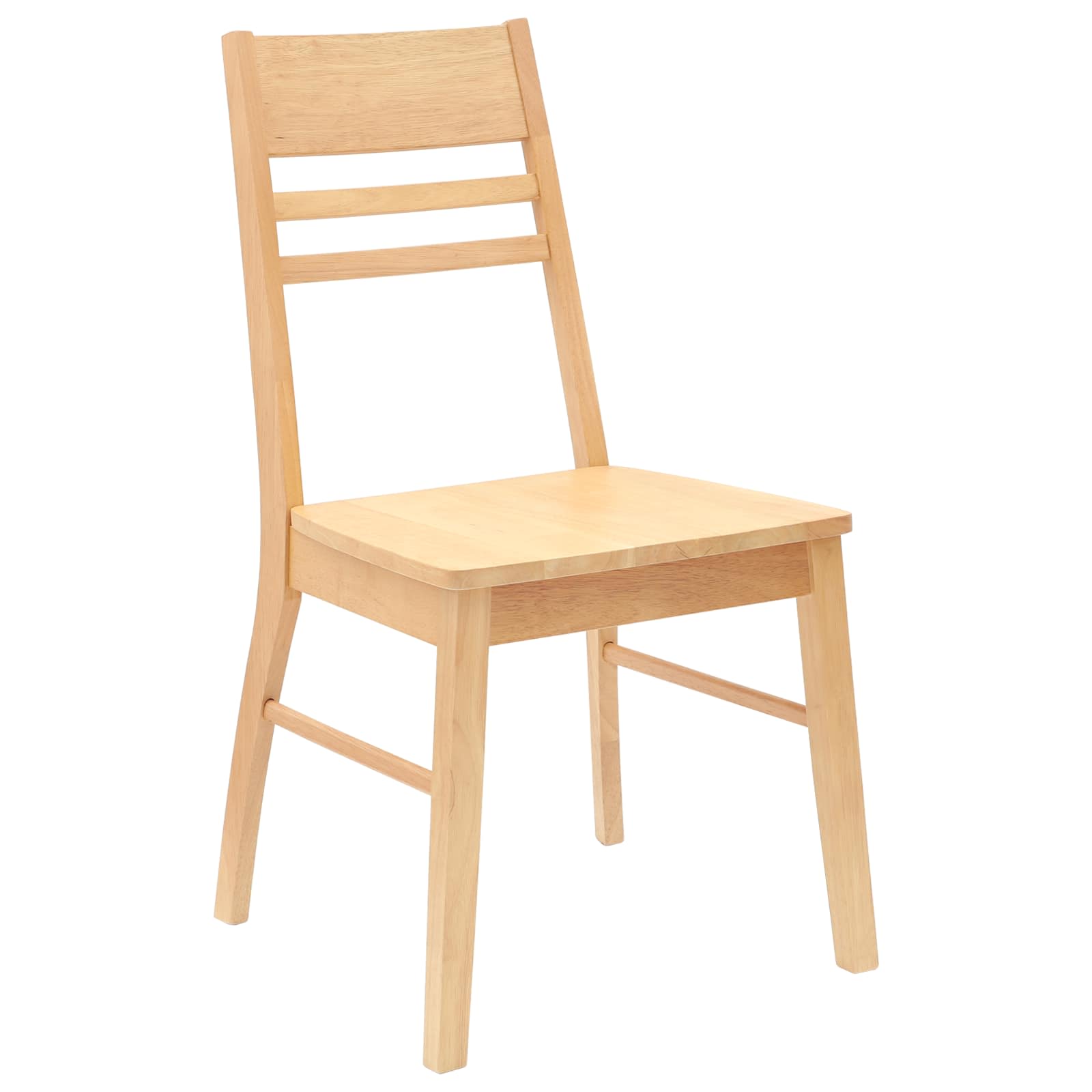 Trpezarijske stolice 2 pcs Prirodna 43 x 54 x 89 cm