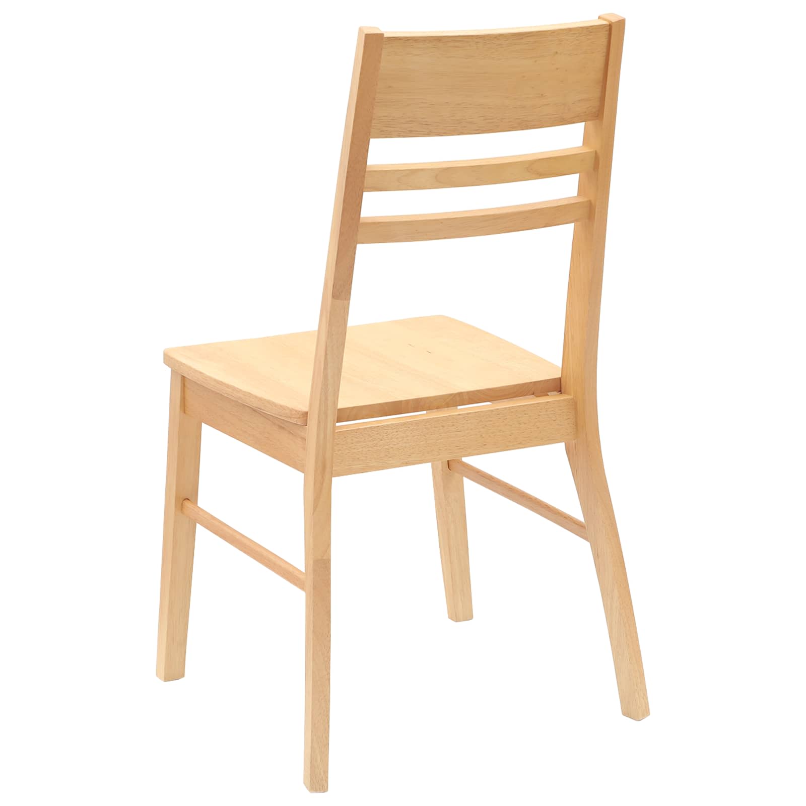 Trpezarijske stolice 2 pcs Prirodna 43 x 54 x 89 cm