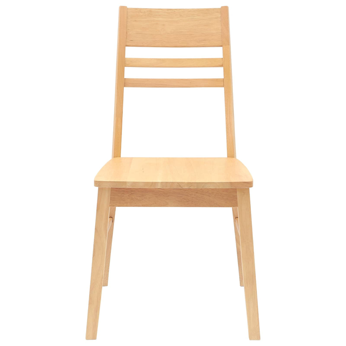 Trpezarijske stolice 2 pcs Prirodna 43 x 54 x 89 cm