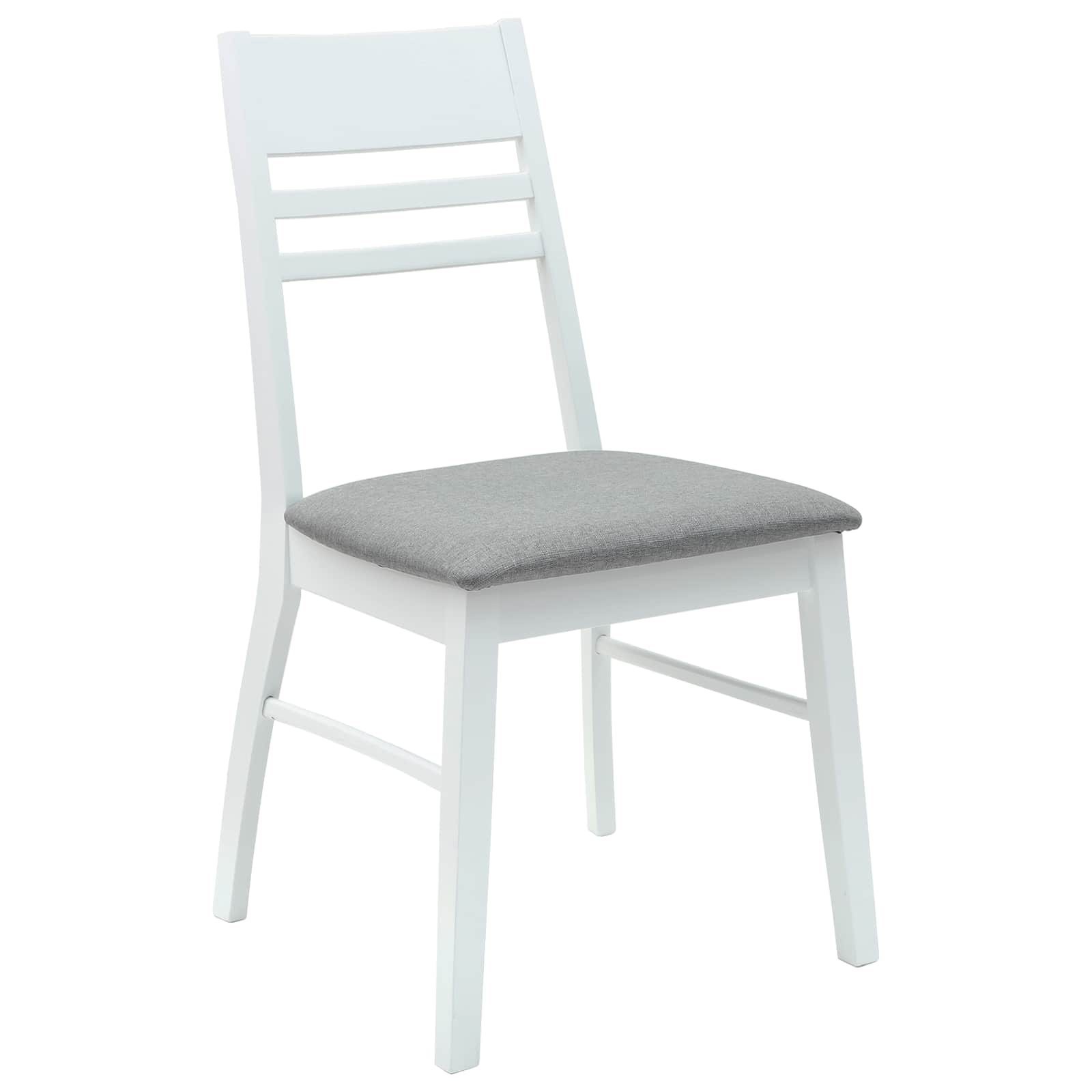 Trpezarijske stolice 2 pcs Bijelo 43 x 54 x 89 cm