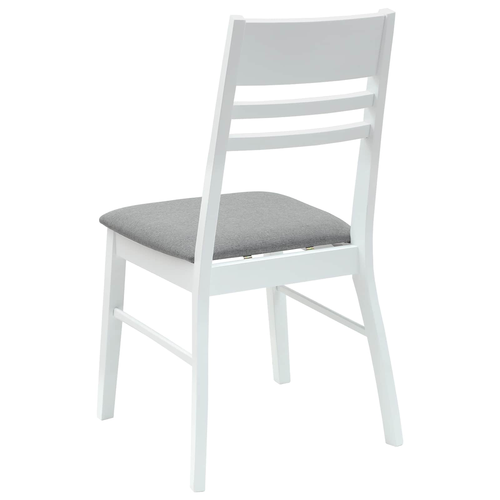 Trpezarijske stolice 2 pcs Bijelo 43 x 54 x 89 cm
