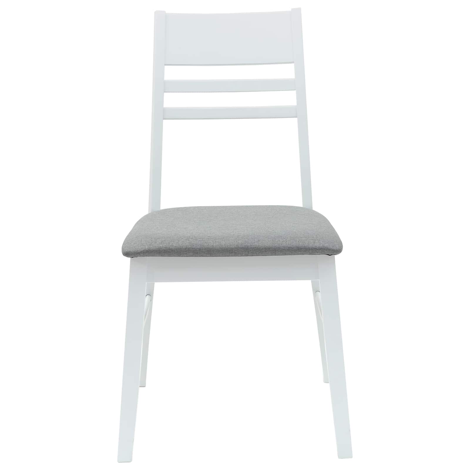 Trpezarijske stolice 2 pcs Bijelo 43 x 54 x 89 cm