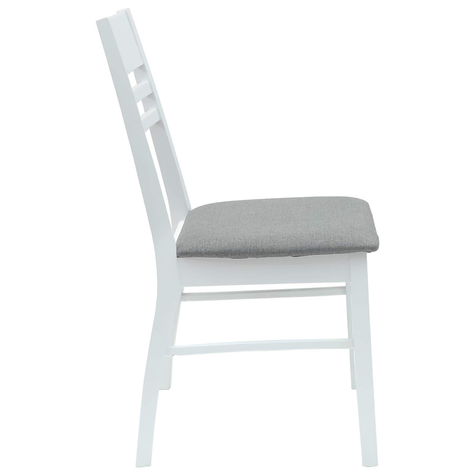 Trpezarijske stolice 2 pcs Bijelo 43 x 54 x 89 cm