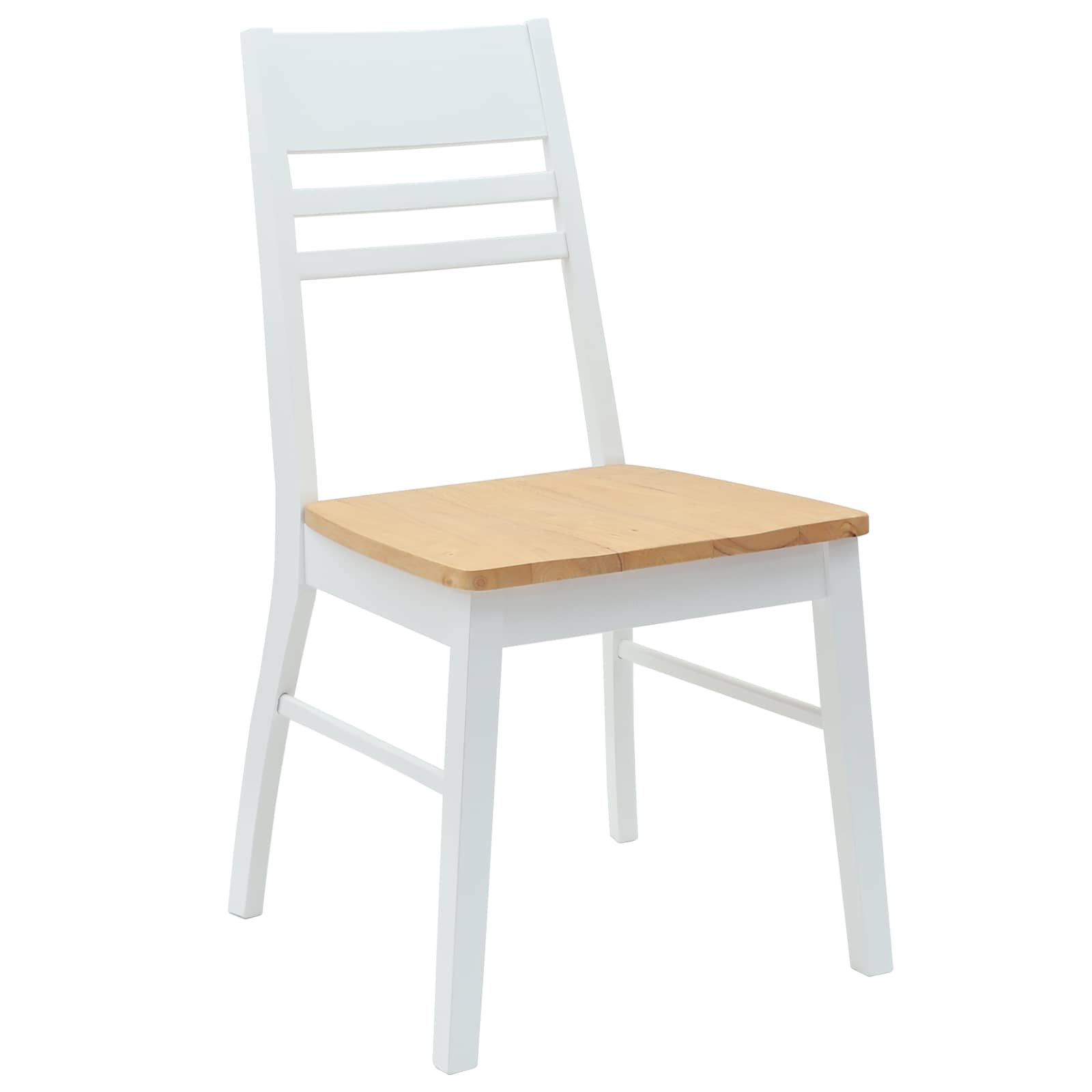 Trpezarijske stolice 2 pcs Bijelo 43 x 54 x 89 cm
