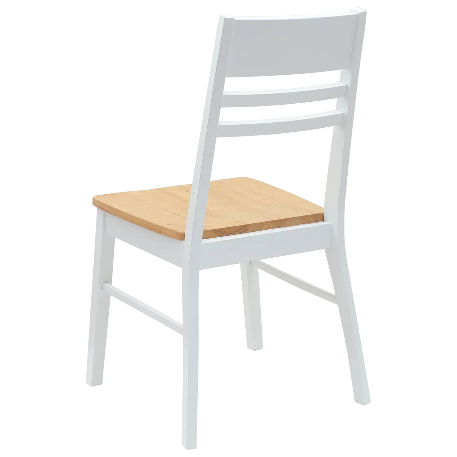 Trpezarijske stolice 2 pcs Bijelo 43 x 54 x 89 cm