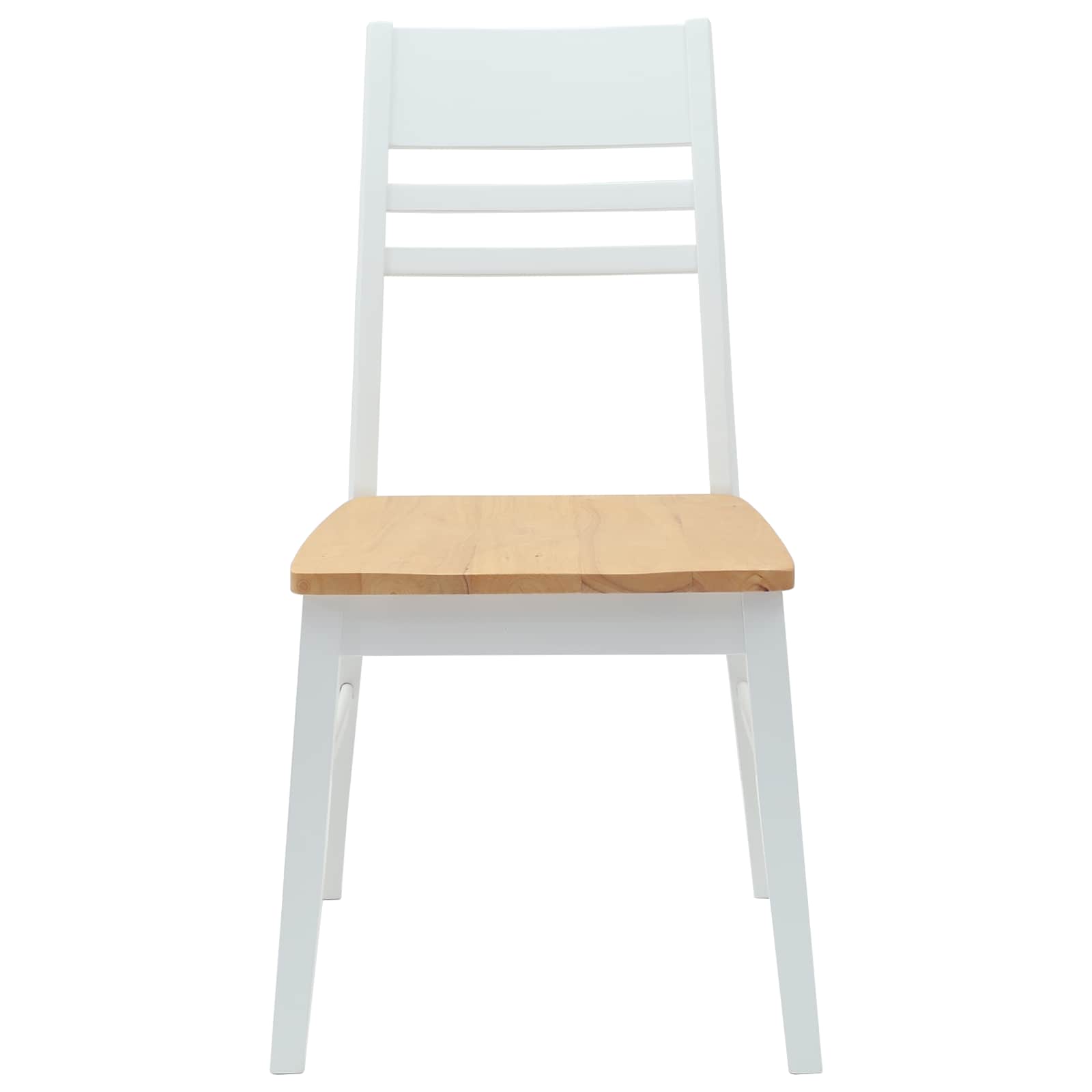 Trpezarijske stolice 2 pcs Bijelo 43 x 54 x 89 cm