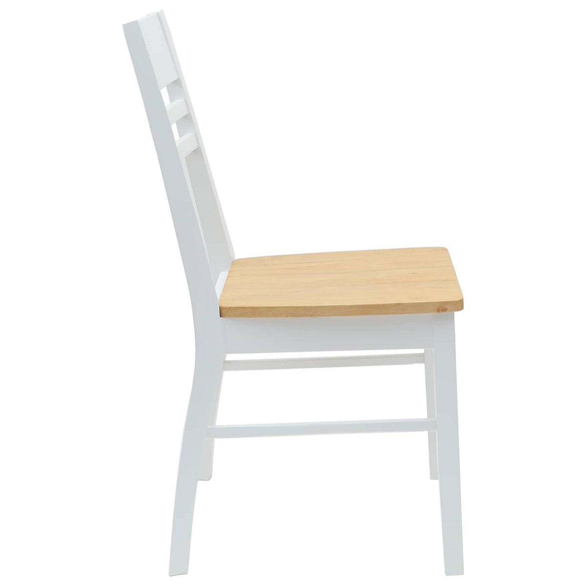 Trpezarijske stolice 2 pcs Bijelo 43 x 54 x 89 cm