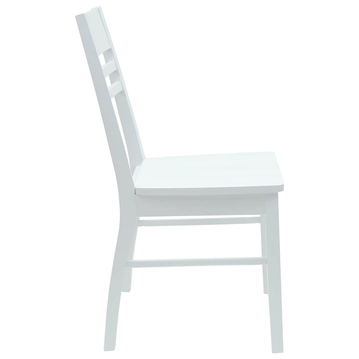 Trpezarijske stolice 2 pcs Bijelo 43 x 54 x 89 cm