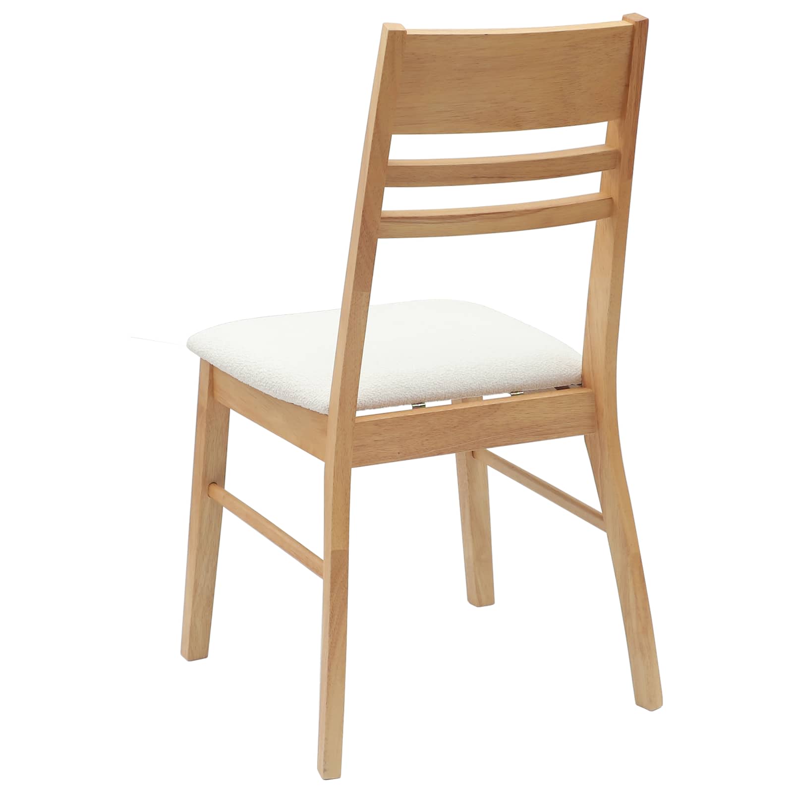 Trpezarijske stolice 2 pcs Prirodna 43 x 54 x 89 cm