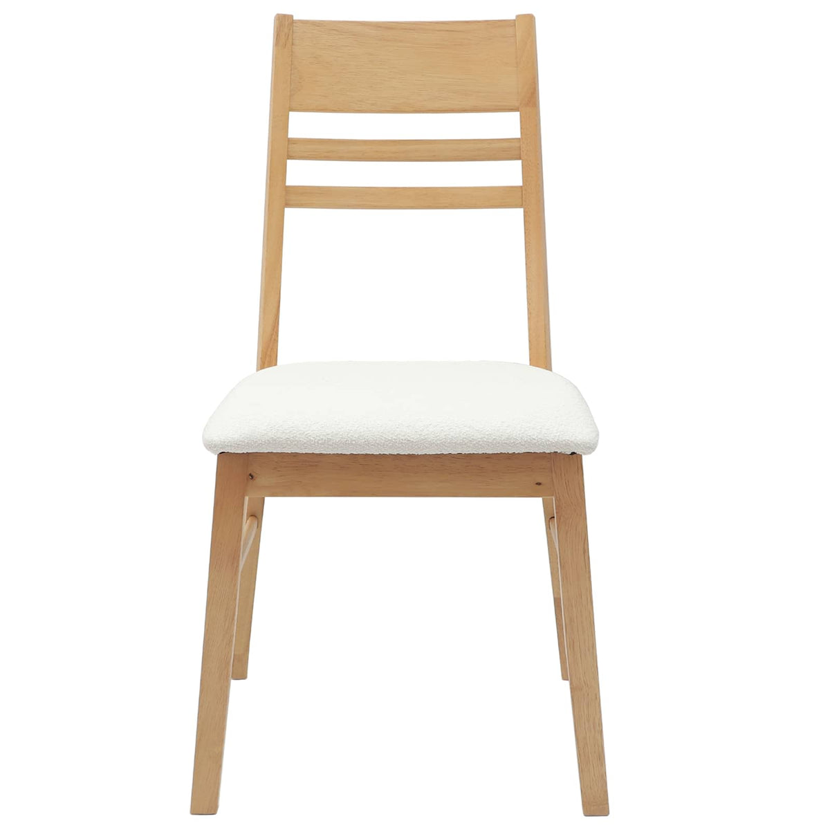 Trpezarijske stolice 2 pcs Prirodna 43 x 54 x 89 cm
