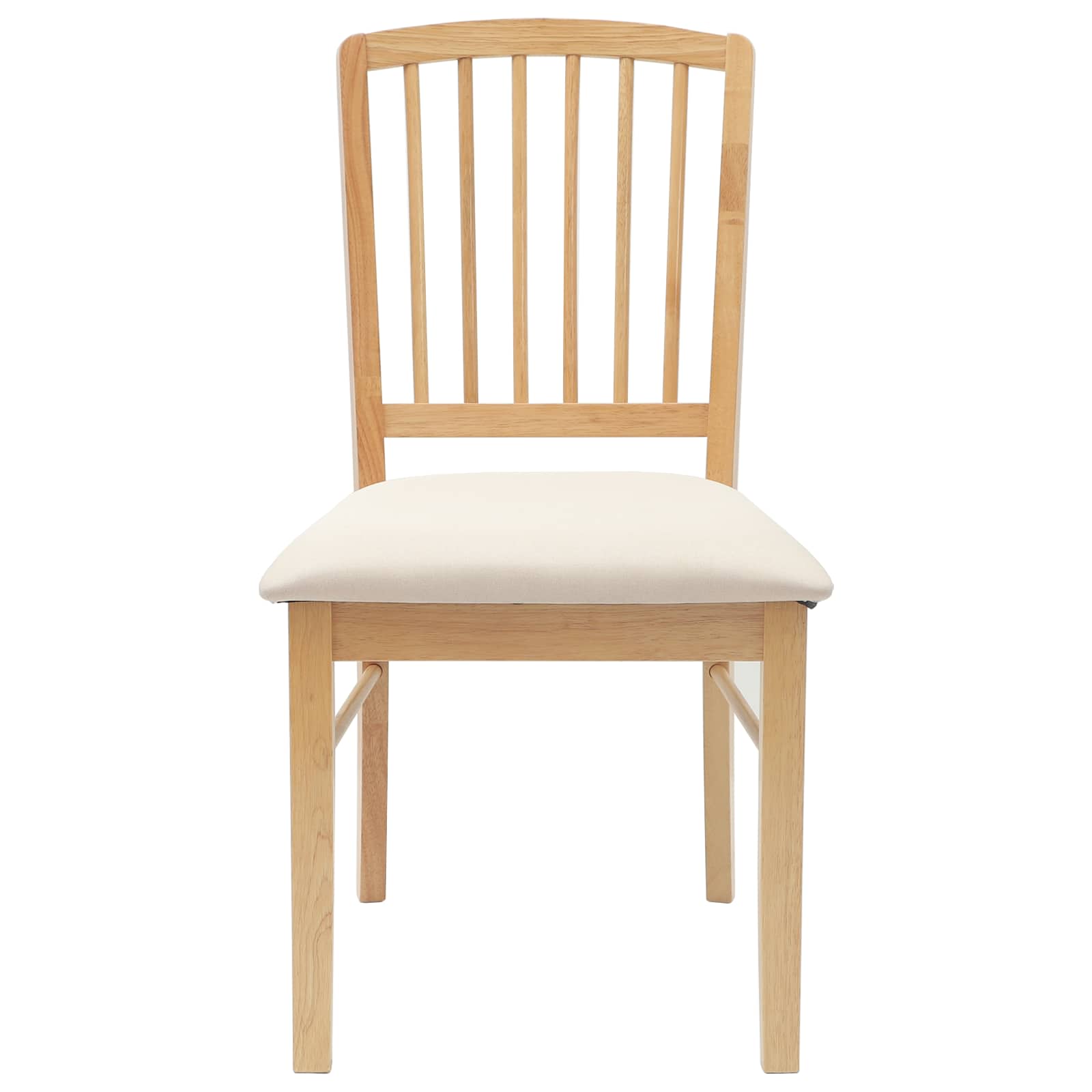 Trpezarijske stolice 2 pcs Prirodna 50 x 52,5 x 91 cm