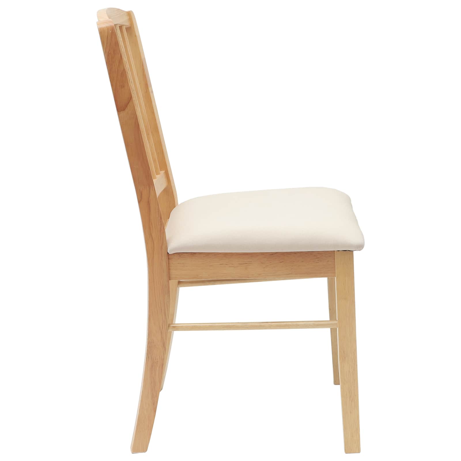 Trpezarijske stolice 2 pcs Prirodna 50 x 52,5 x 91 cm