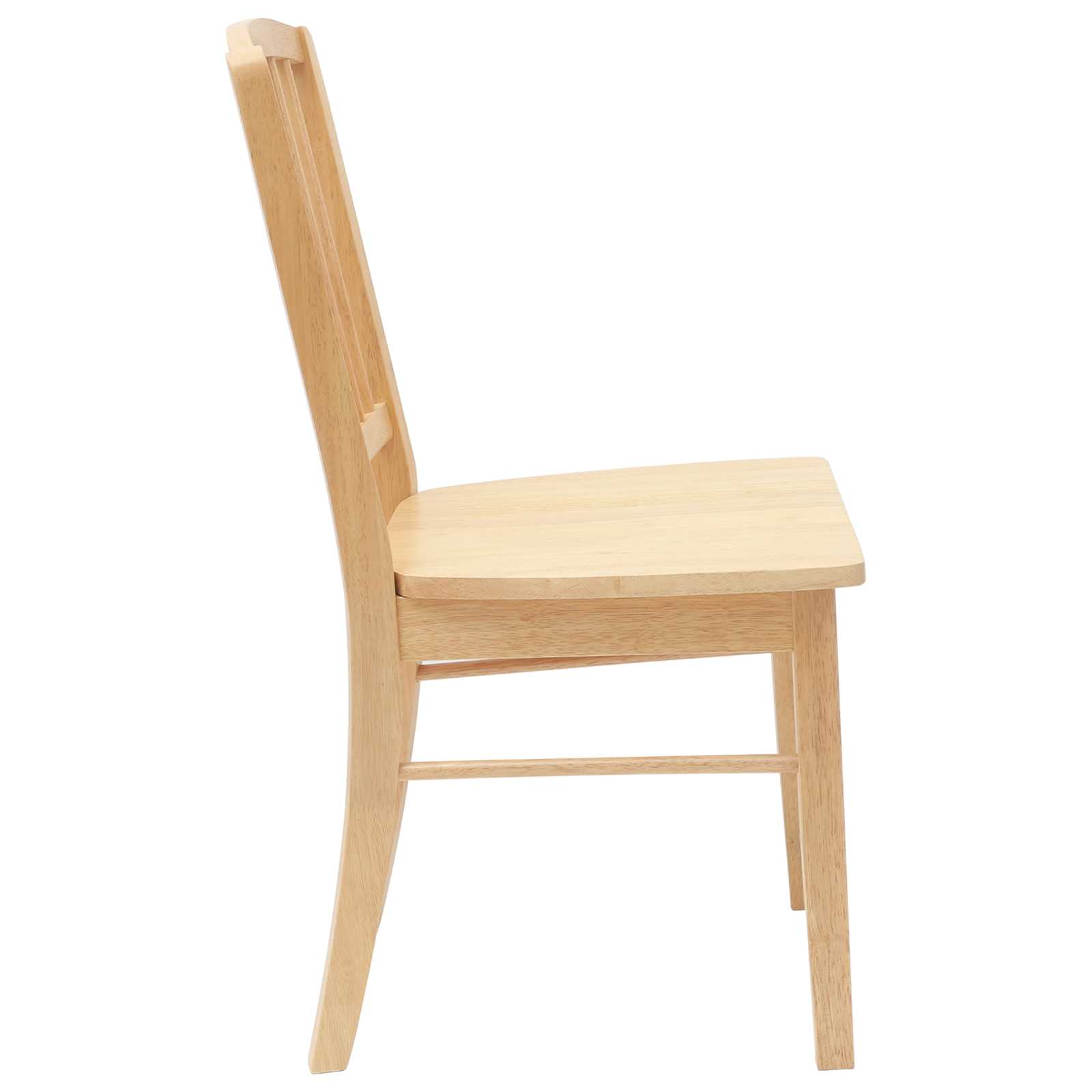Trpezarijske stolice 2 pcs Prirodna 50 x 52,5 x 91 cm