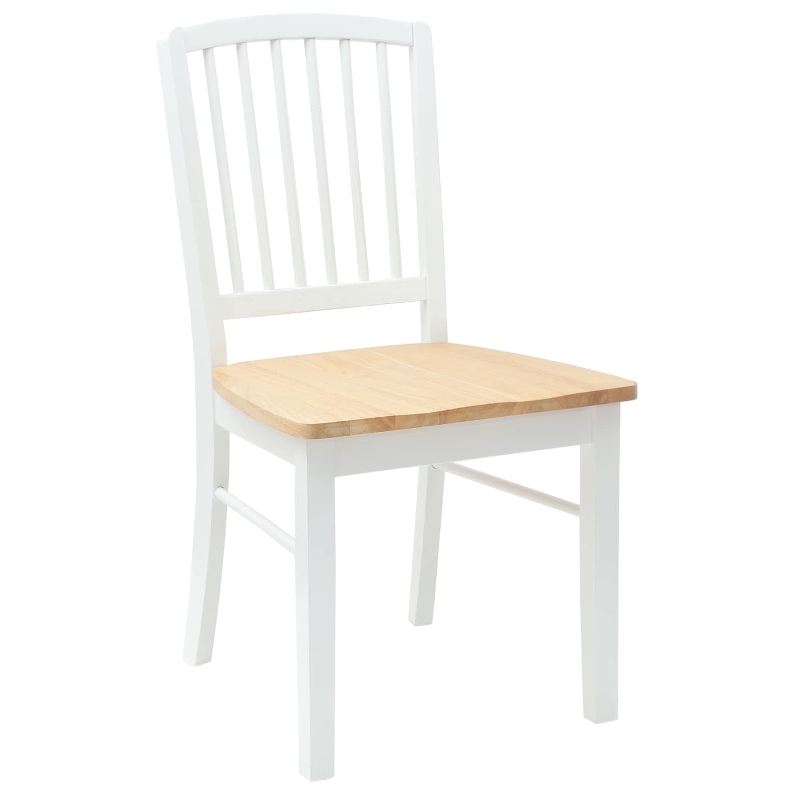 Trpezarijske stolice 2 pcs Bijelo 50 x 52,5 x 91 cm